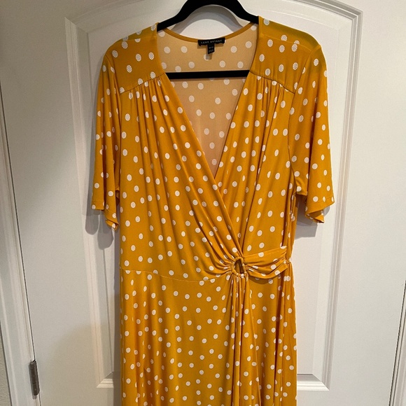 Lane Bryant Dresses & Skirts - Sunshine and Polka Dots Midi-Dress